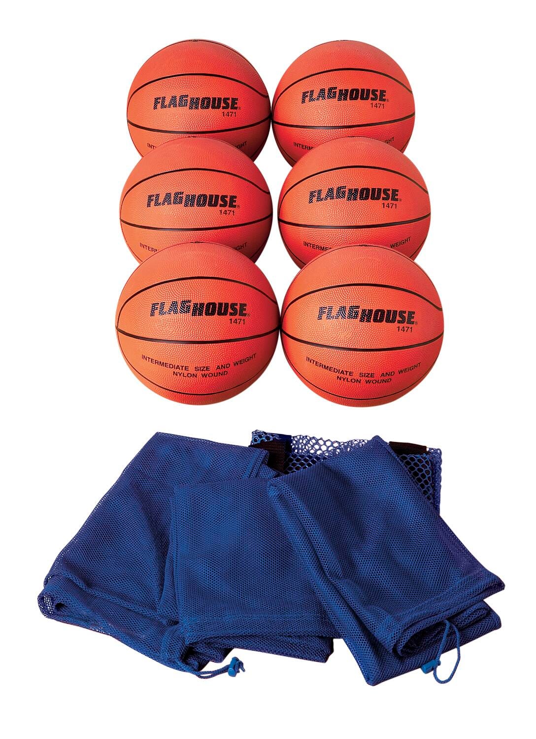 FlagHouse Active Series Rubber Basketball Set, Size 6 2123877